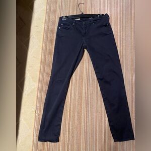 AG Adriano Goldschmied black Slim Straight Jeans